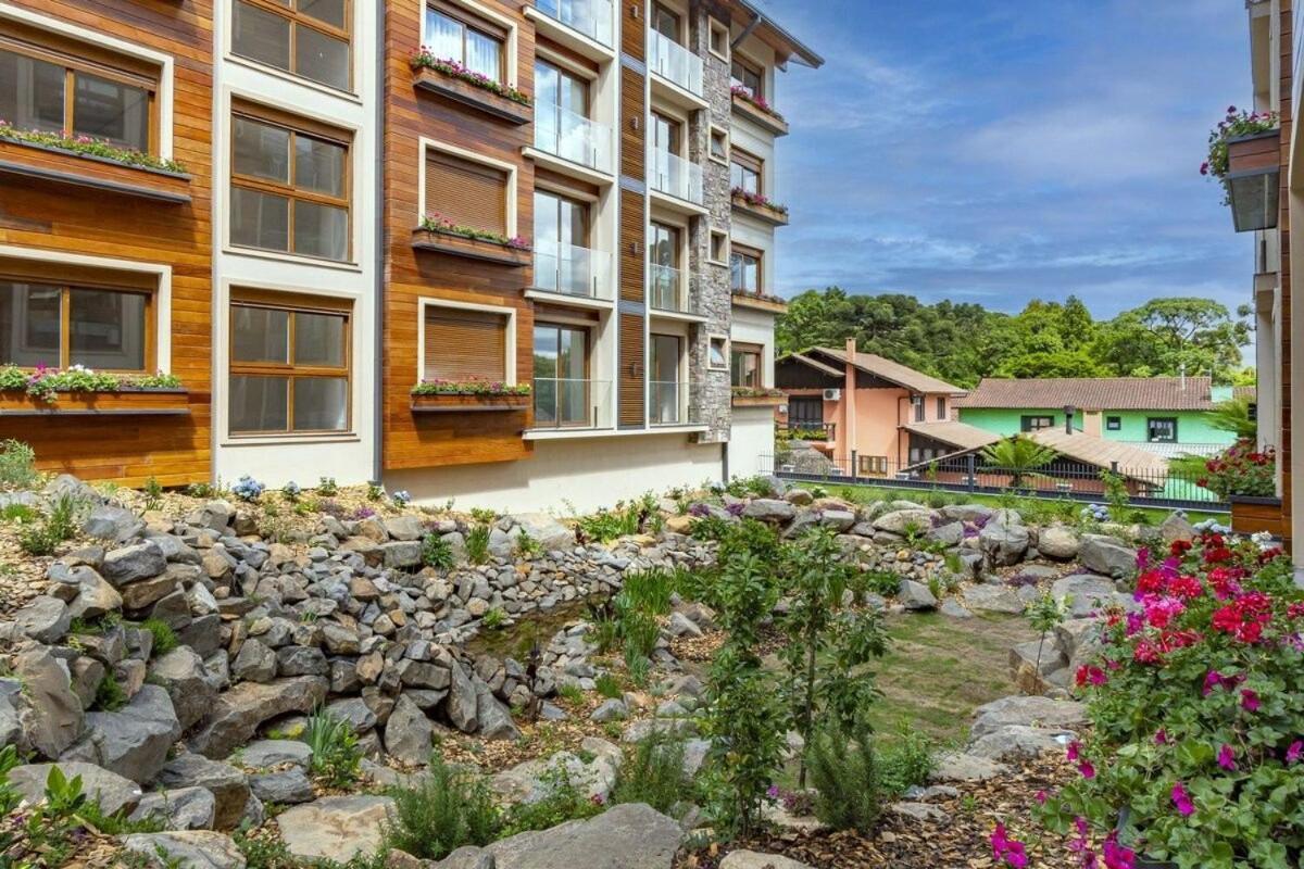 شقة Rosa Edificio Bellagio Canela Com Infraestrutura Completa المظهر الخارجي الصورة